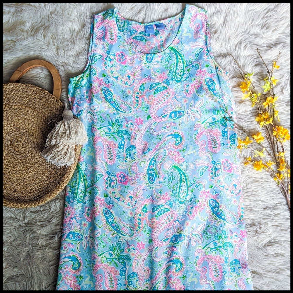 Half Moon Bay Silk Paisley Maxi Dress